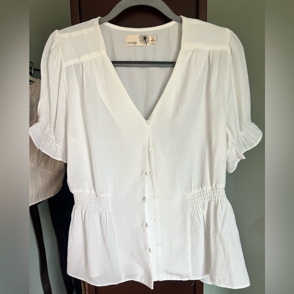 Everleigh White Blouse S